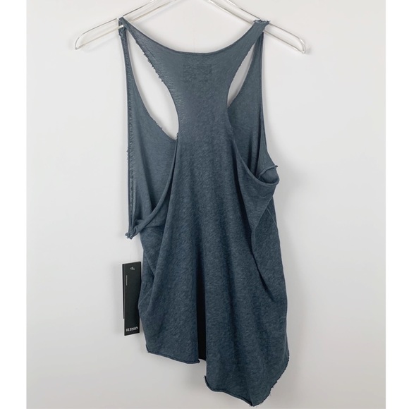 HUDSON Classic Racerback Tank In Blue M Sheer - Picture 3 of 10
